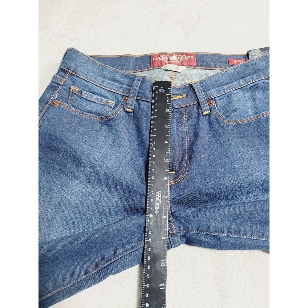 Lucky Brand Women’s Sofia Boot Jeans Size 6/28 Dark Wash 32” Inseam Bootcut NWT - Picture 14 of 16